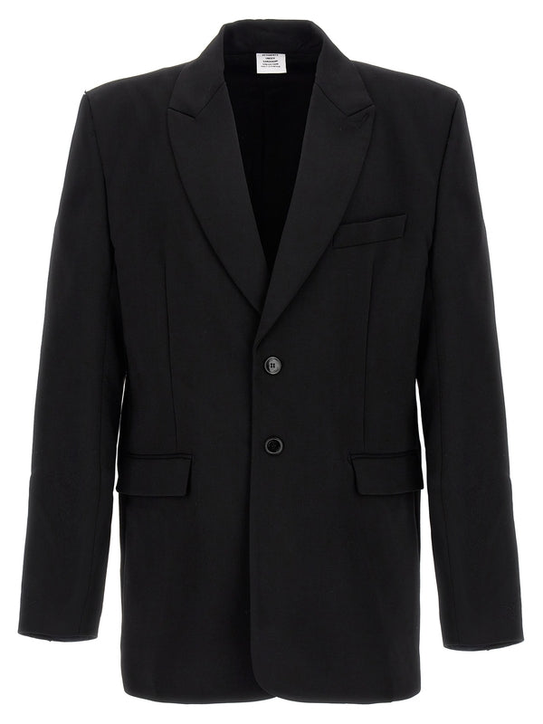 Single
  Breasted Wool Jacket