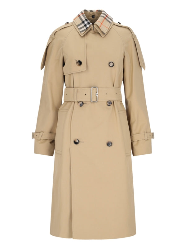 BURBERRY - Belted Double-Breasted Trench Coat - Jente