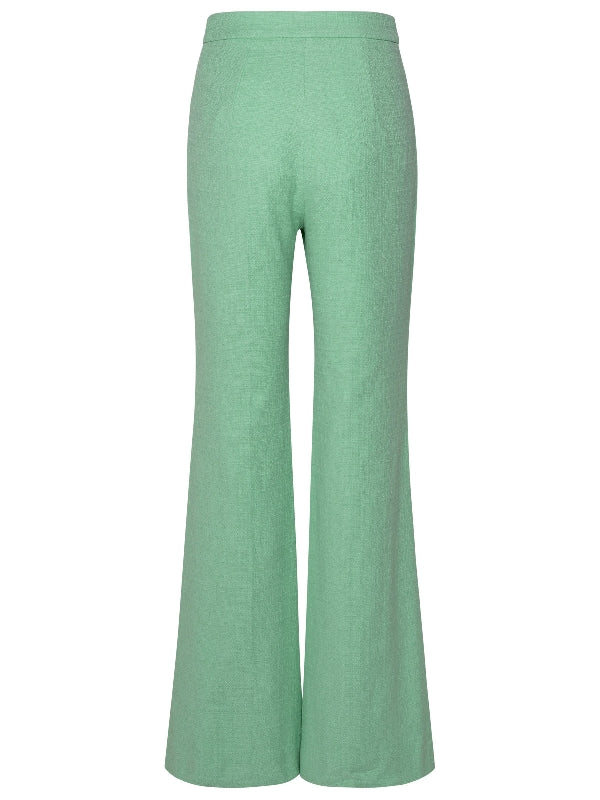 Button Flare Pants