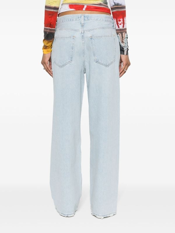 Straight Denim Pants