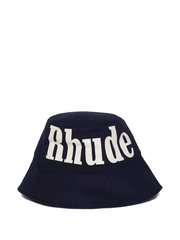 Rhude Navy Bucket Hats