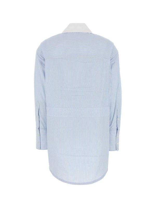 Stripe Cotton Silk Shirt