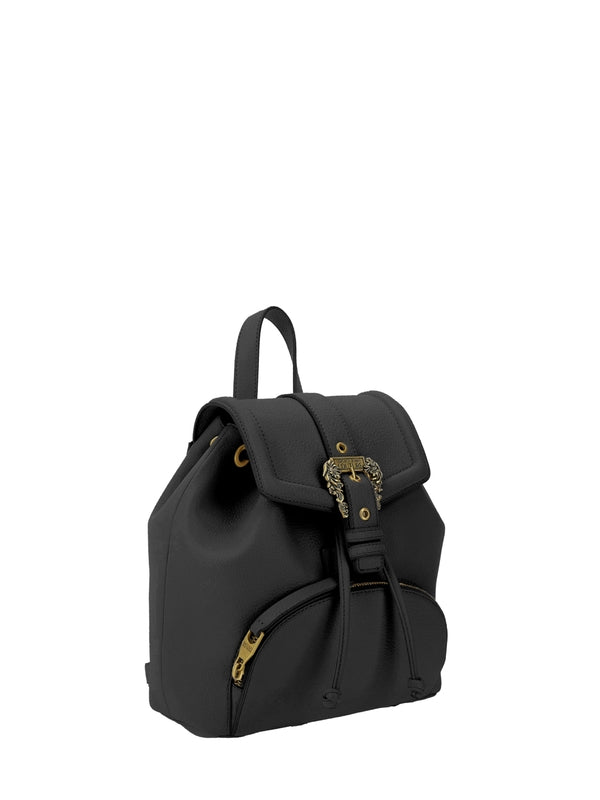 Logo Buckle Detail Nylon Backpack