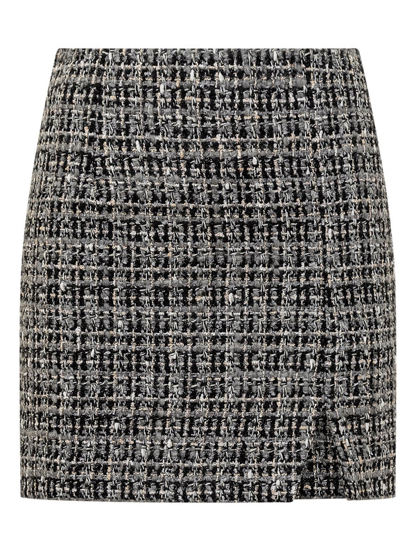 Bryan Check Pattern Mini Skirt