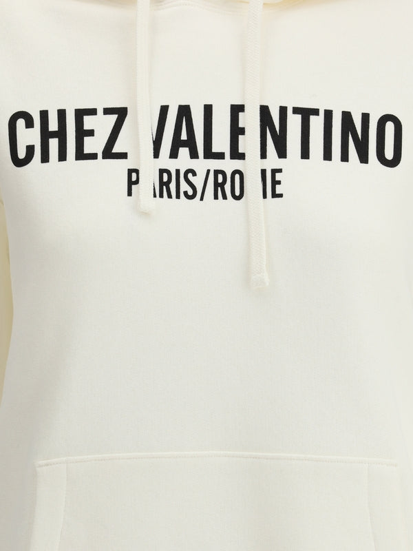 Chez Logo Printing Cotton Hoodie