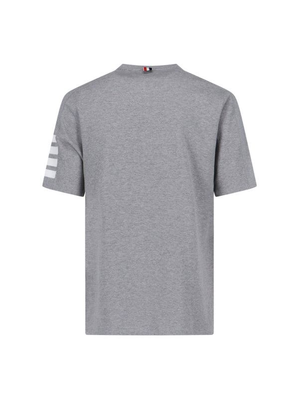 4-Bar Cotton Short-Sleeve T-Shirt