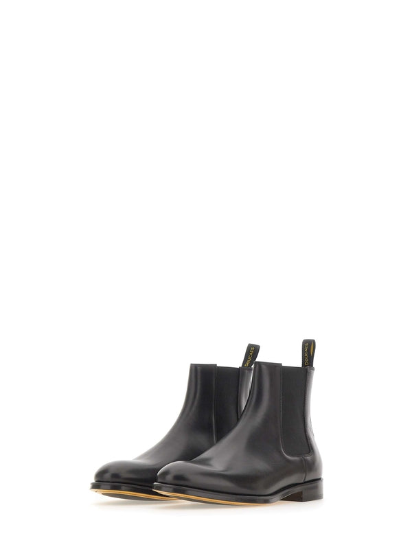 Doucal'S Black Chelsea Boots