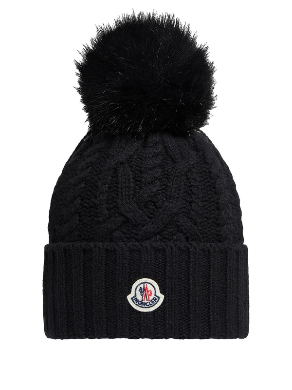 Moncler Black Beanie