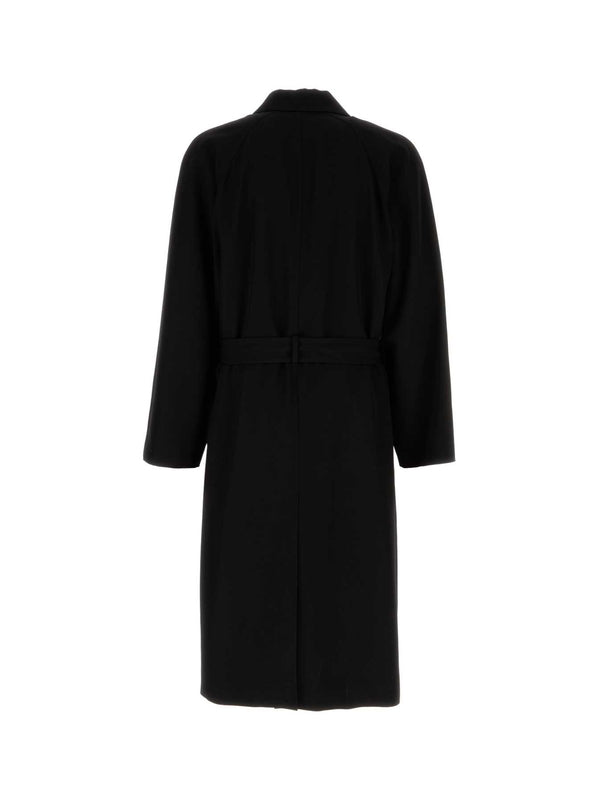 Belted Wool Long Coat