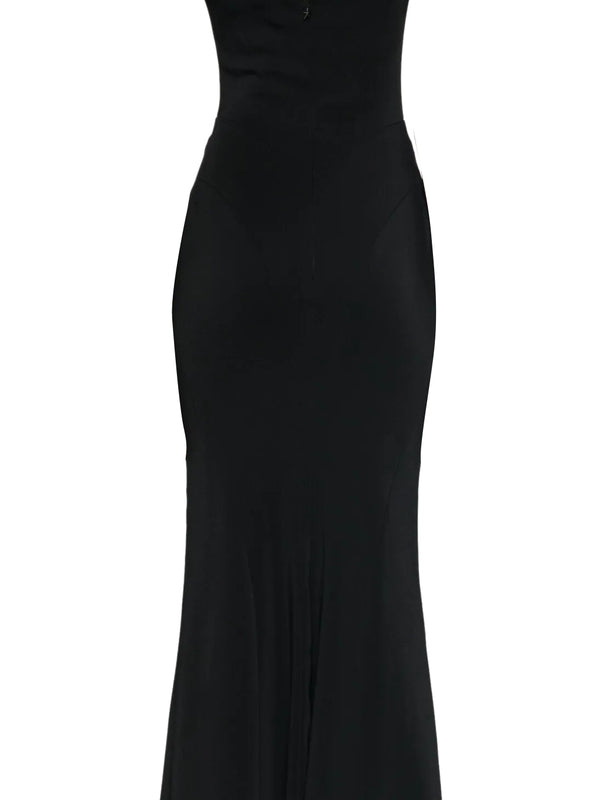 Mugler Black Long Dress
