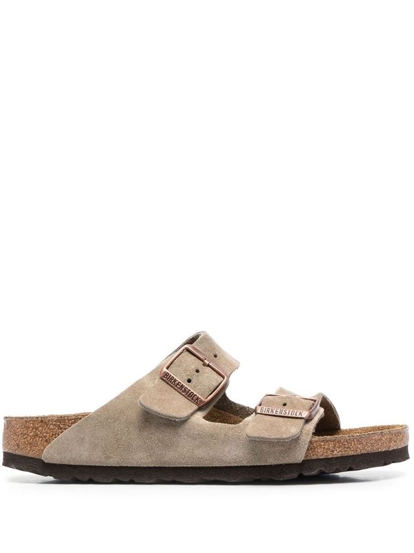 Arizona Double
  Strap Suede Sandals
