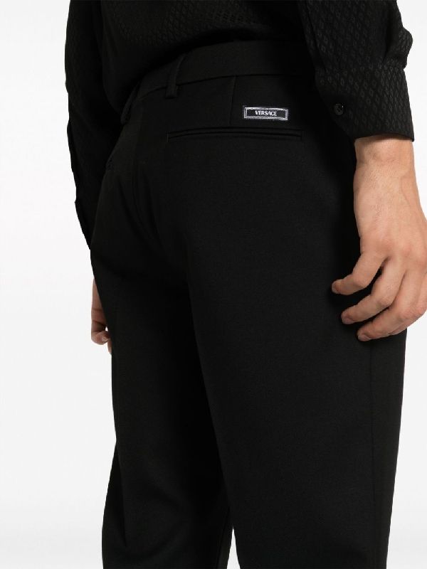 Back Logo Patch Tailored Pants