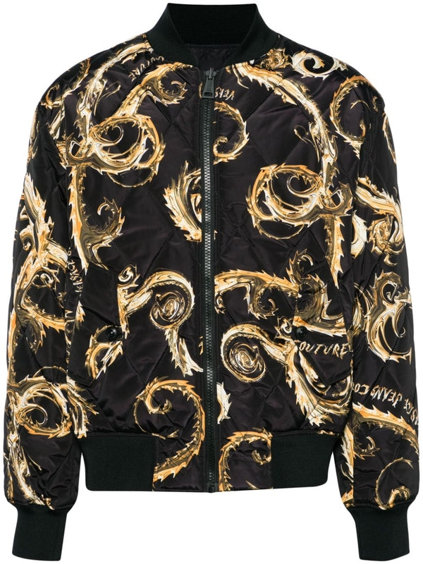 Allover Print Bomber Jacket