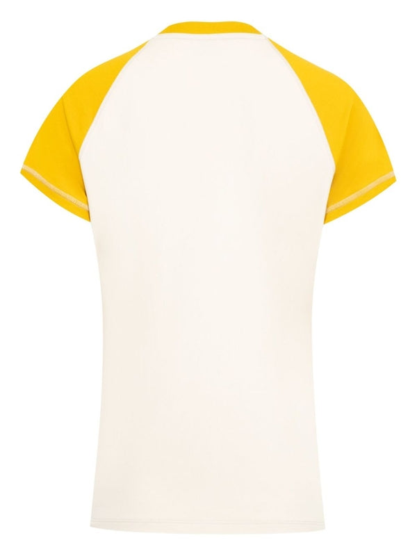 Loewe White Yellow Short Sleeve T-Shirt