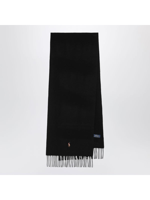 Polo Ralph Lauren Black Wool Mufflers