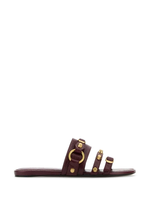 Balenciaga Burgundy Sandals