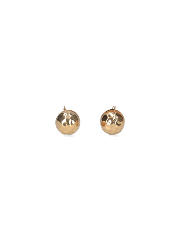 PATOU - Engraving Logo Goldtone Earrings - Jente