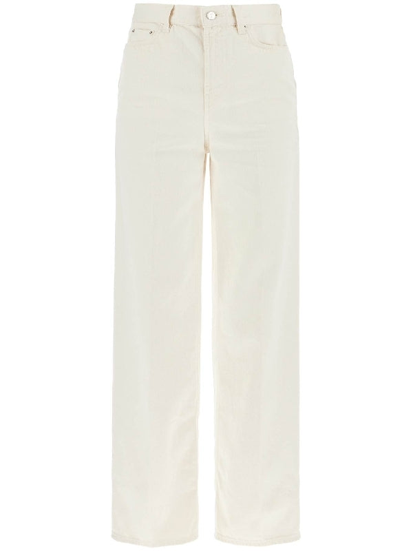 Back Logo Patch Denim Pants