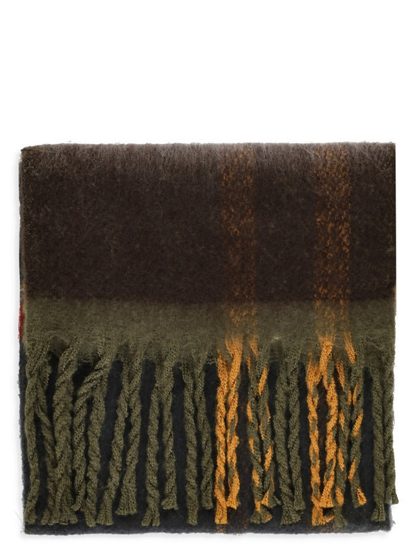 Barbour Green Checked Other Fabric Mufflers