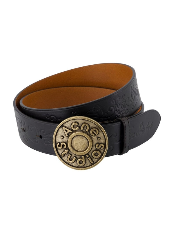 Acne Studios Black Leather Belts