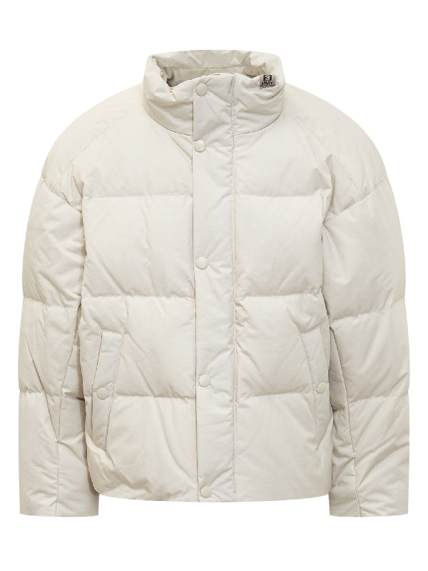 Twist Neck Nylon Down Jacket