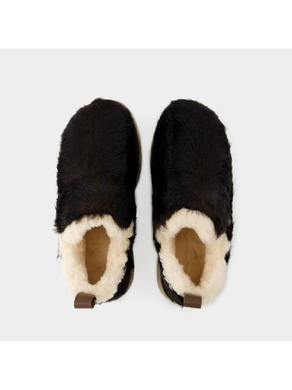 マリブフェイクファーシアリングブーツ