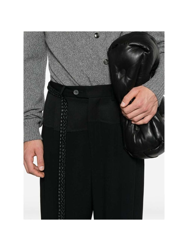 Virgin Wool Straight Pants