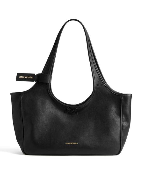 Balenciaga Laundrette E/W Black Tote Bag