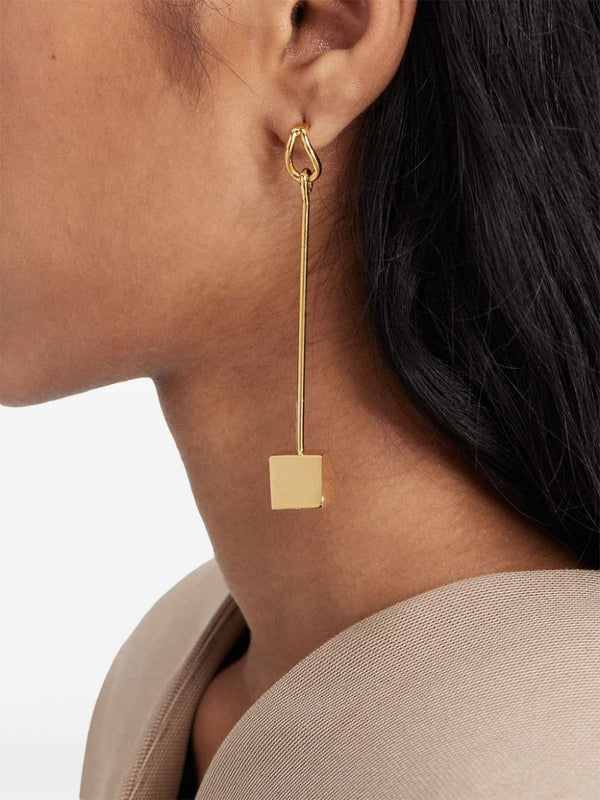 Asymmetric Drop Earrings