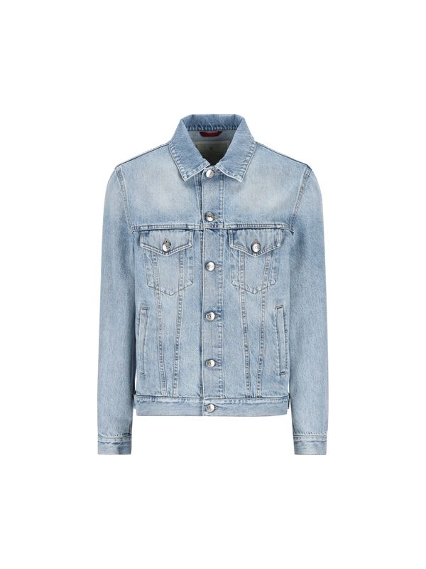 Washed Denim Trucker Jacket