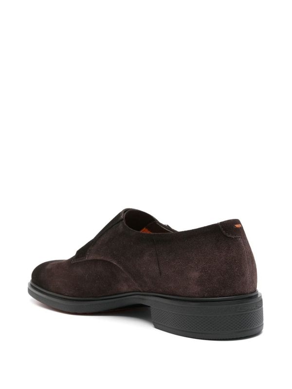 Suede Monk Strap Shoes