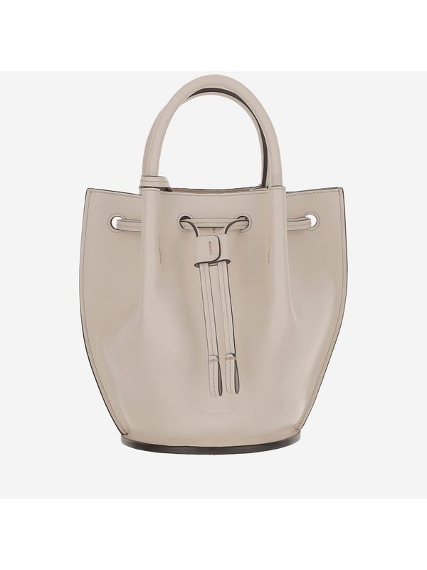 Buz Leather Mini Bucket Bag