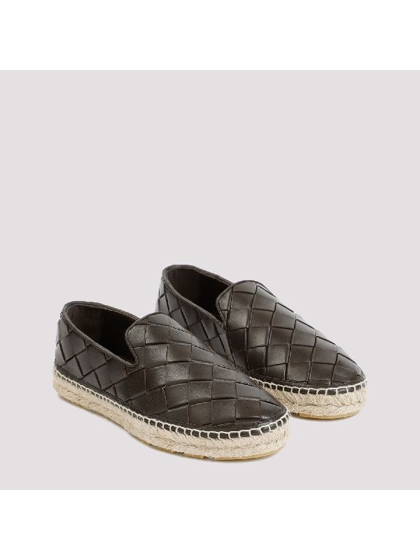 Intrecciato Leather Espadrilles