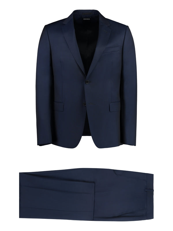 Wool Mohair Blend Tailored Suit