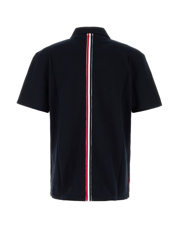 Back Rwb Stripe Polo Shirt