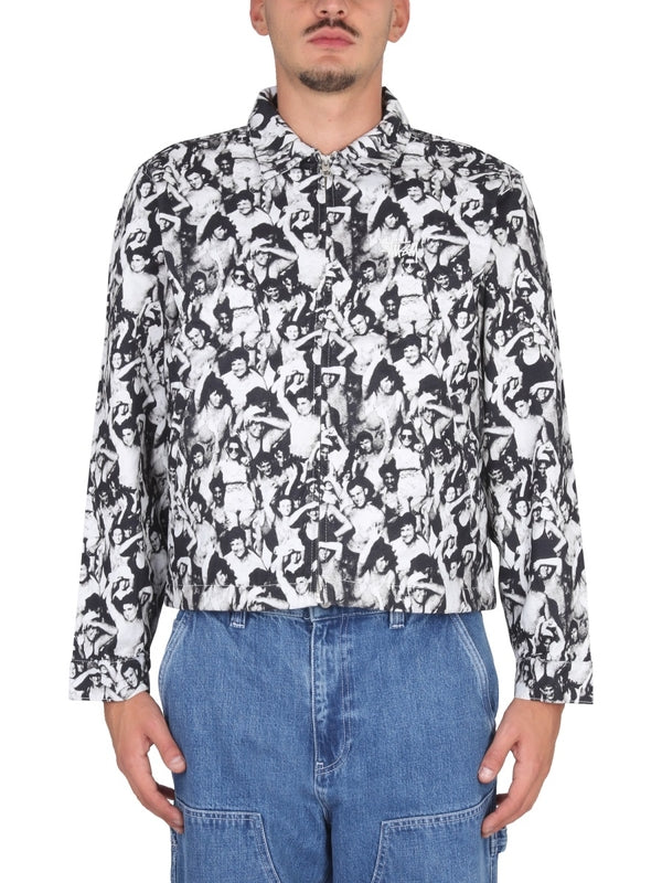 Graphic Printing Cotton Shirt