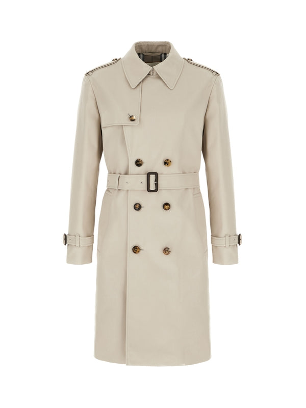 Cotton Blend Trench Coat