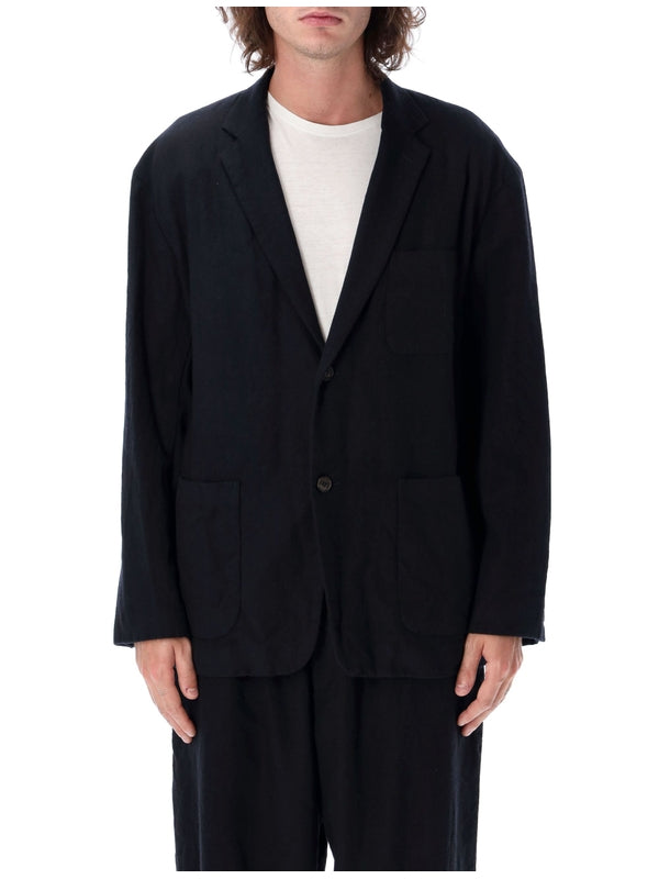 Black Single Wool Jacket