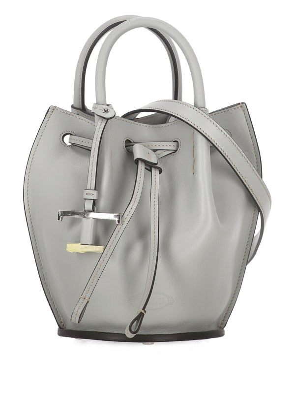 Tod's Gray Shoulder Bag