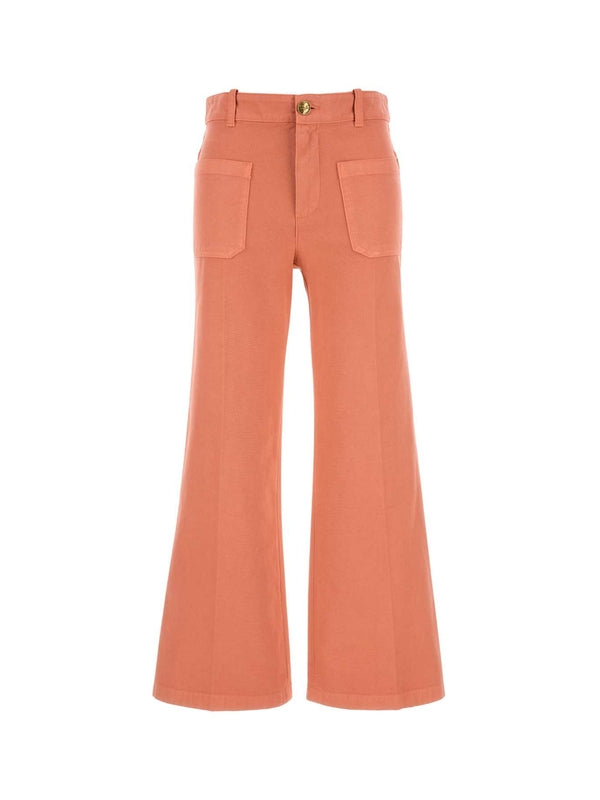 Bootcut Cropped Pants