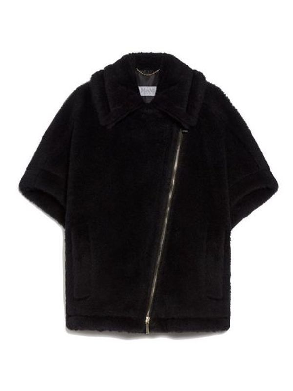 Teddy Shearling Zip-Up Jacket