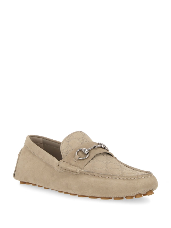 Horsebit GG Suede Loafer