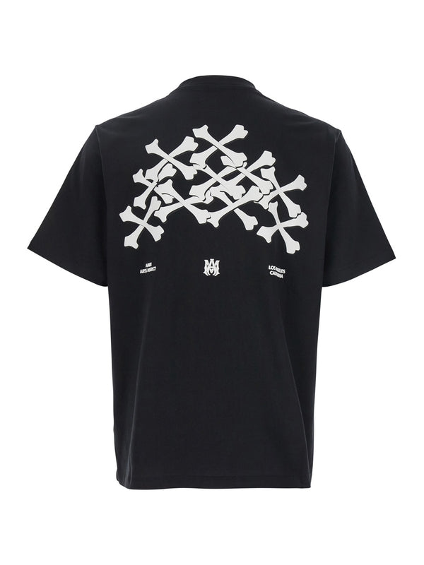 STACKED BONES Cotton Short Sleeve T-shirt