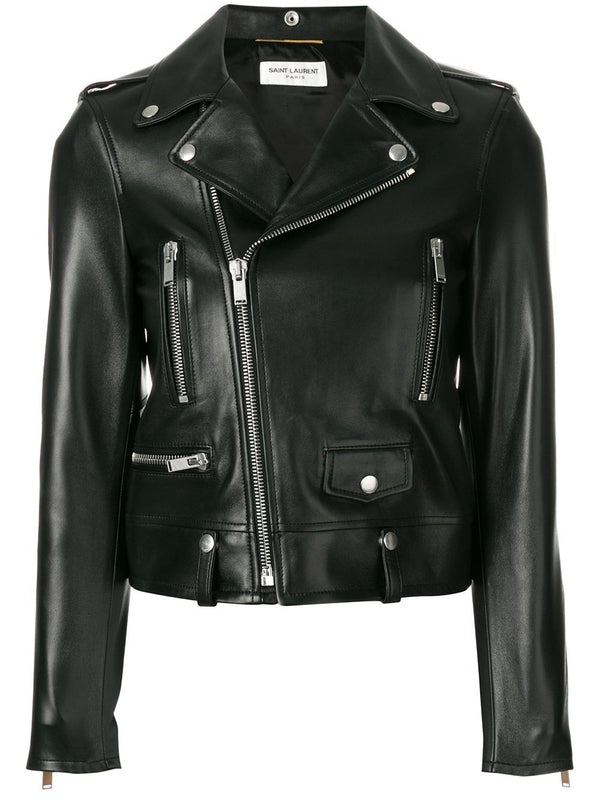 Classic Leather Biker Jacket