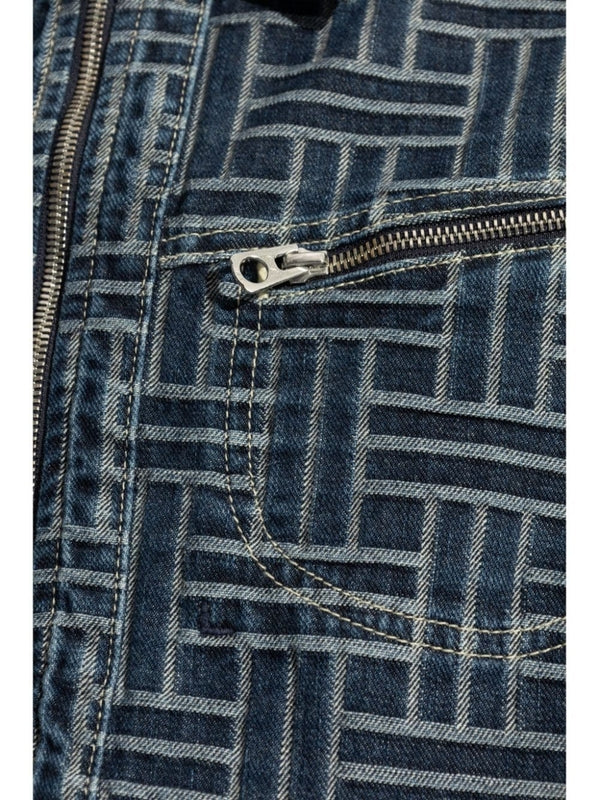 Weave Cotton Denim Trucker