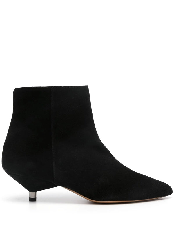 Black Suede Ankle Boots