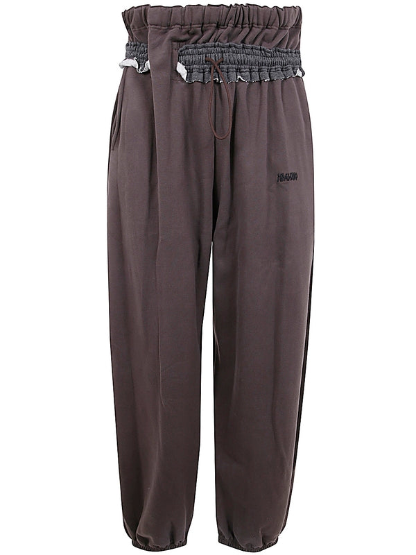 Logo Layered Banding Jogger Pants