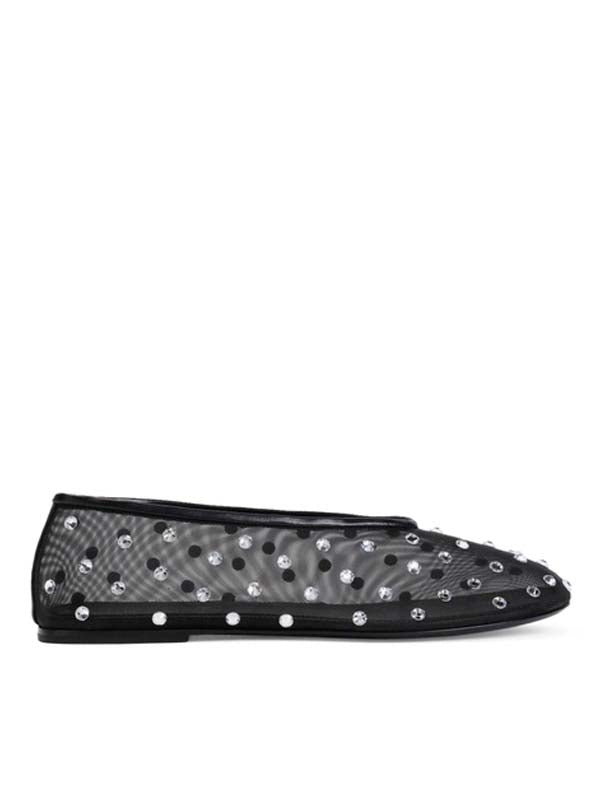 Khaite Black Flat Shoes