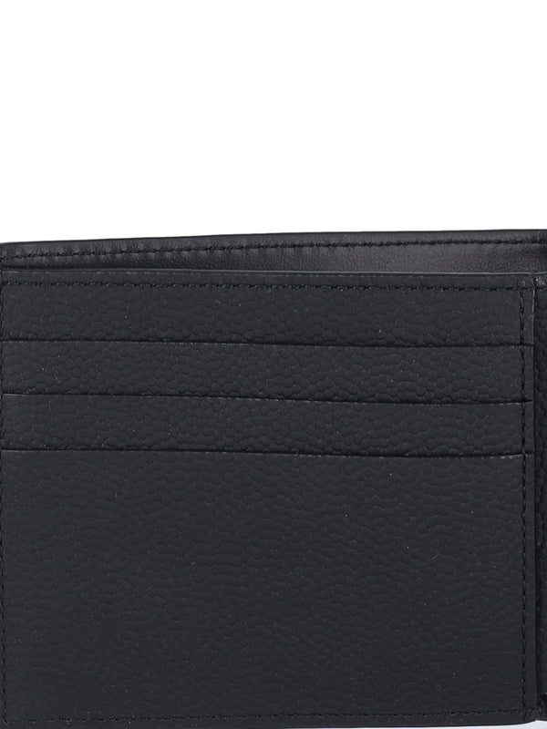 Basket Logo Leather Bifold Wallet