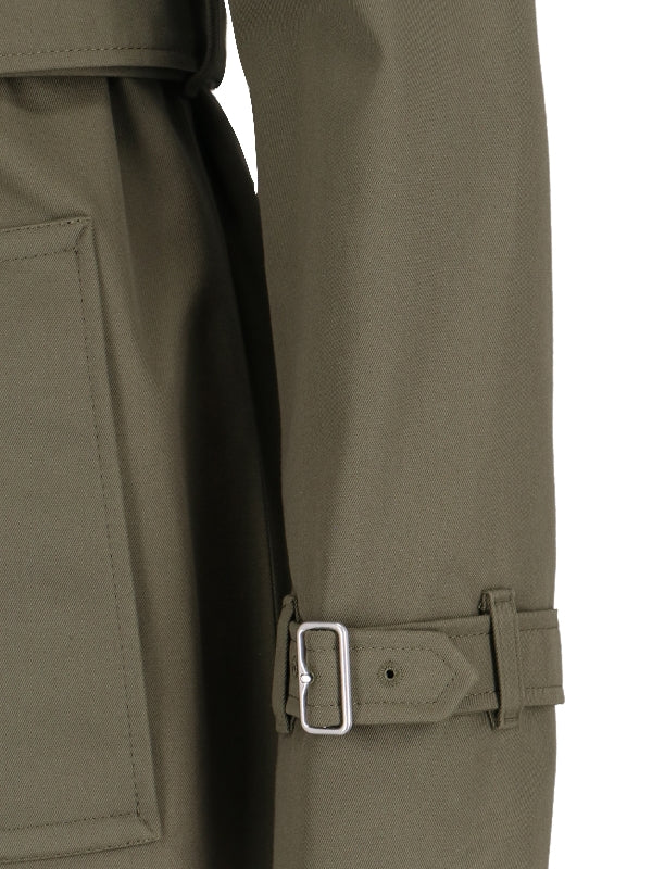 BURBERRY - Belted Double Trench Coat - Jente